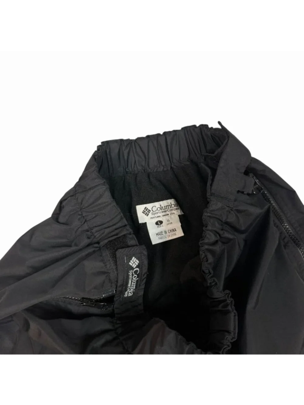 Columbia Zip Tear Away Snow Pants Size Large Mens Full Side Zip Ski Winter Sport
